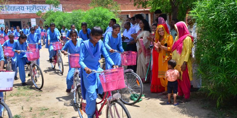 Distribution of Bicylces at Govt. Senior Secondary School, Mushedpur, Haryana